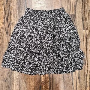 floral mini skirt size M